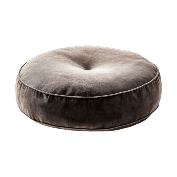 Plush Round Floor Cushion